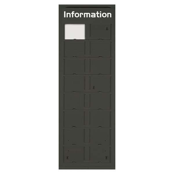 INFO MODUL 16xA6 - Kolgrå, RAL 7016 #1