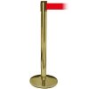 Crowd Barrier, Guld med 3 meter rött bälte #1