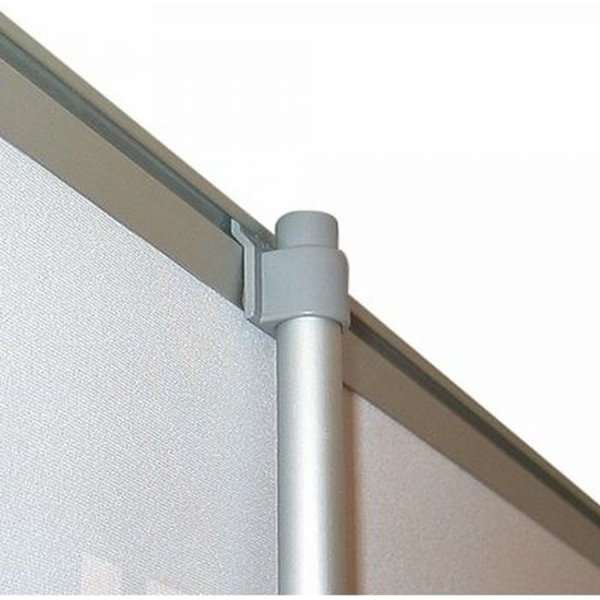 Toppprofil 80 cm med klämlist för Easy Roll-up, enkelsidig #3