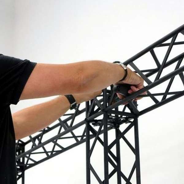Crown Truss 15 L-Shape 3 x 3 m - svart #9