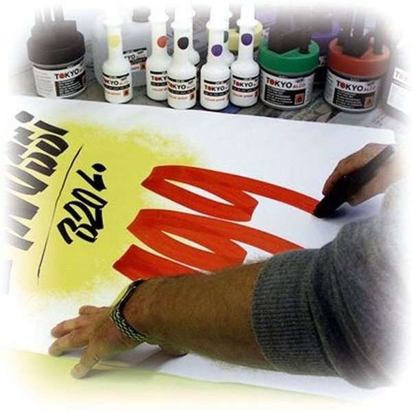 Tokyo Aqua Sign Ink - 1L Svart