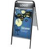 Expo Sign Gatuställ/Easy Sign Gatupratare - 50x70 cm - svart #3