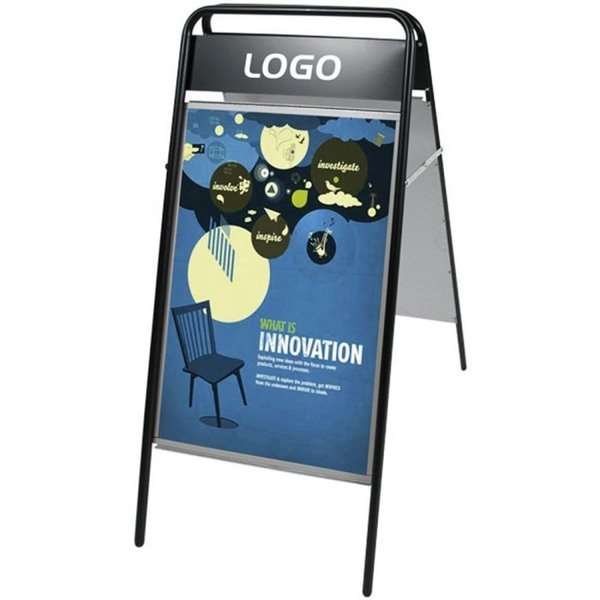 Expo Sign Gatuställ/Easy Sign Gatupratare - 50x70 cm - svart #3