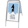 Expo Sign Standard Gatuställ - 50x70 cm - silver #2