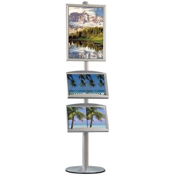 Multi Stand 3 - Enkelsidig med 2 akrylhyllor 25mm 1x50x70cm #6