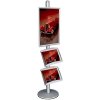 Multi Stand 3 - Enkelsidig Med 2 stålhyllor 25mm 1x70x100cm #6