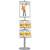 Multi Stand 3 - Enkelsidig med 2 akrylhyllor 25mm 1x50x70cm #2