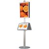 Multi Stander 2 - Dubbelsidig med akrylhylla 25mm 2x70x100cm #2