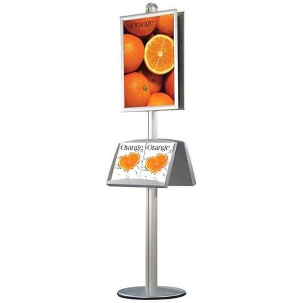 Multi Stander 2 - Dubbelsidig med akrylhylla 25mm 2x70x100cm #2
