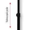 Infostand Telescopic Black A3 #3