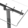 Flick Menu-stativ horisontellt - A4 Lövstöd - 21x29,7 cm - silver #2