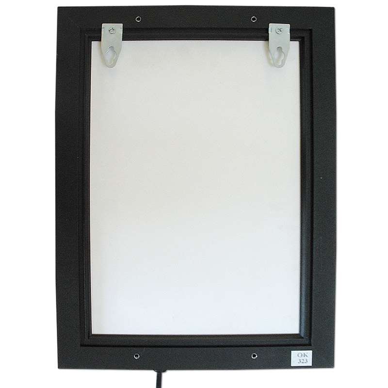 Crown LED Out box - Enkelsidig - Svart - A3 #4