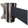 Crowd Barrier, Wall Dispenser, Black, med 3 meter svart bälte #1