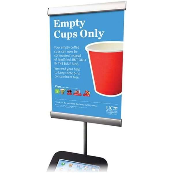 Bannerhållare A3 för iPad Stand #1