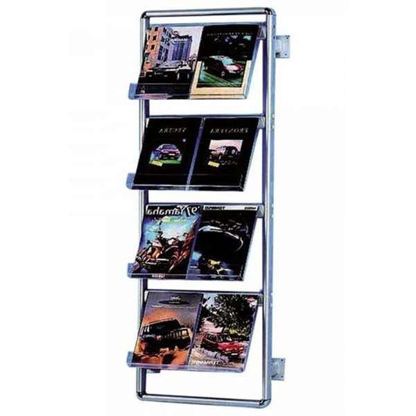 Info Line Wall Broschyrhållare för vägg - 8xA4 - 21x29,7 cm #3