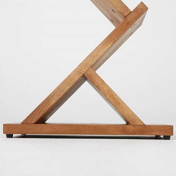 Broschyrhållare i trä Zig Zag, 5 x A4