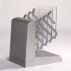 Uppfällbart broschyrställ - 5xA4 - 21x29,7 cm - grått #2