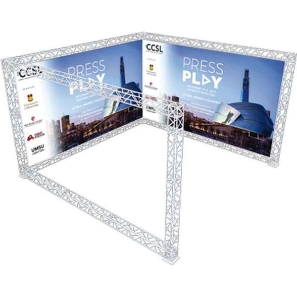 Crown Truss 15 U-form 4 x 4 m - vit #1