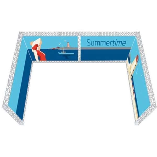 Crown Truss 15 U-form 4 x 6 m - vit #2