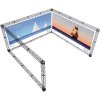 Crown Truss 15 U-form 5 x 5 m - svart #1