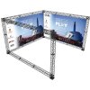 Crown Truss 15 U-form 4 x 4 m - svart #1