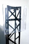 CROWN TRUSS, Broschyrdispenser M65 med beslag - Vit #2