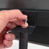 BASIC Infostand A4 - 92mm hög v- snäppramar profil 25mm, svart #9