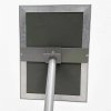 BASIC Infostand A4 - 92mm hög v- snäppramar profil 25mm, silver #5