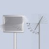 Flex Info stativ justerbart - A3 - silver #9