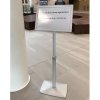 Flex Info stativ justerbart - A3 - silver #11