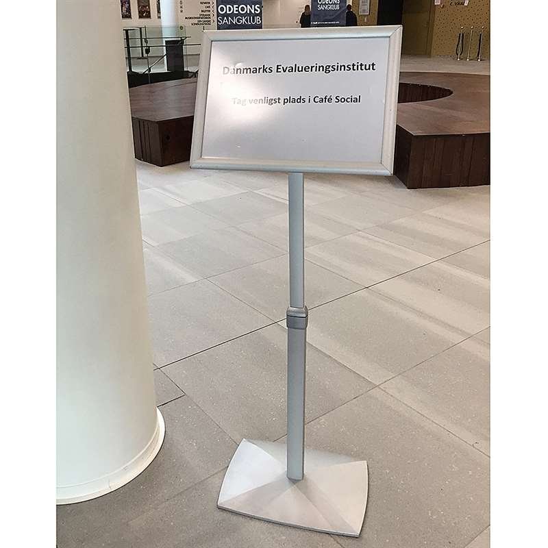 Flex Info stativ justerbart - A3 - silver #11