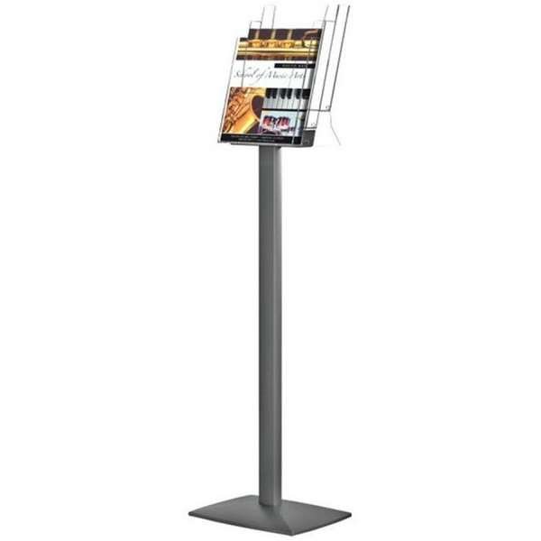 Pelare Broschyrstander vertikal - 3xA4 - 21x29,7 cm #1