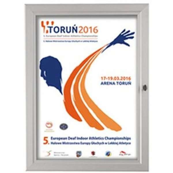 Posterbox med lås - A4 #1