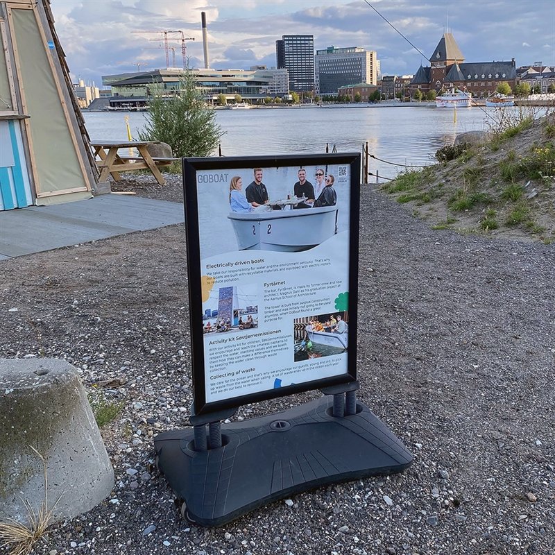 Wind-Sign Pro Gatupratare - A0 - svart #14