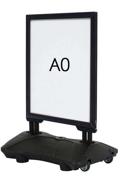 Wind-Sign Waterbase Budget Gatupratare - A0 - svart #1