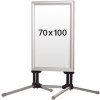 Wind-Line Budget Fjäderställ Trottoarpratare - 70x100 cm - silver #1