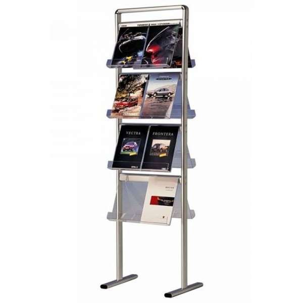 Info Line Midi Broschyrstativ dubbelsidig - 16xA4 - 21x29,7 cm #1