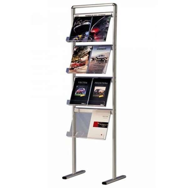 Info Line Midi Broschyrstativ enkelsidig - 8xA4 - 21x29,7 cm #1
