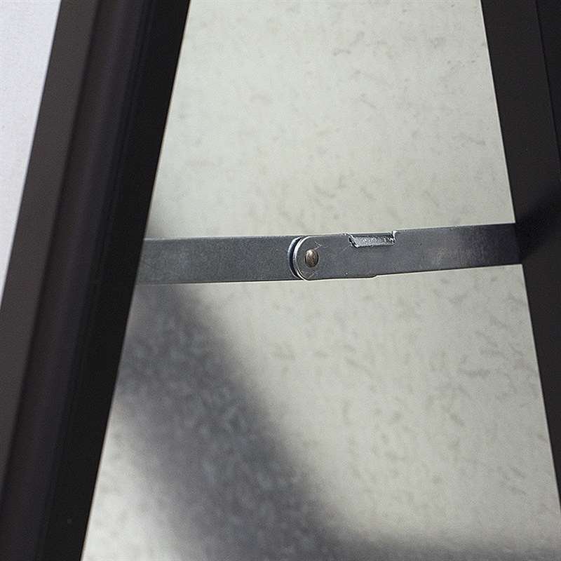 Alu-Line Standard Gatupratare Gatupratare, 70x100 cm - svart