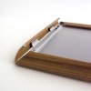 Alu snäppramar med trälook, 25 mm profil, 50 x 70 cm #5