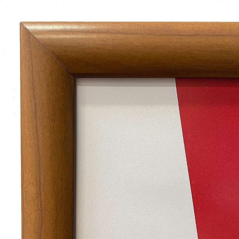 Alu snäppramar med trälook, 25 mm profil, 50 x 70 cm #3