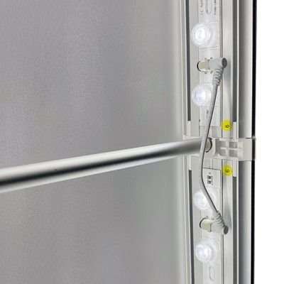 LED -Tex Light stand display dubbelsidig 85x200cm #6