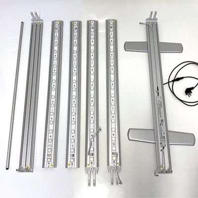 LED -Tex Light stand display dubbelsidig 85x200cm #3