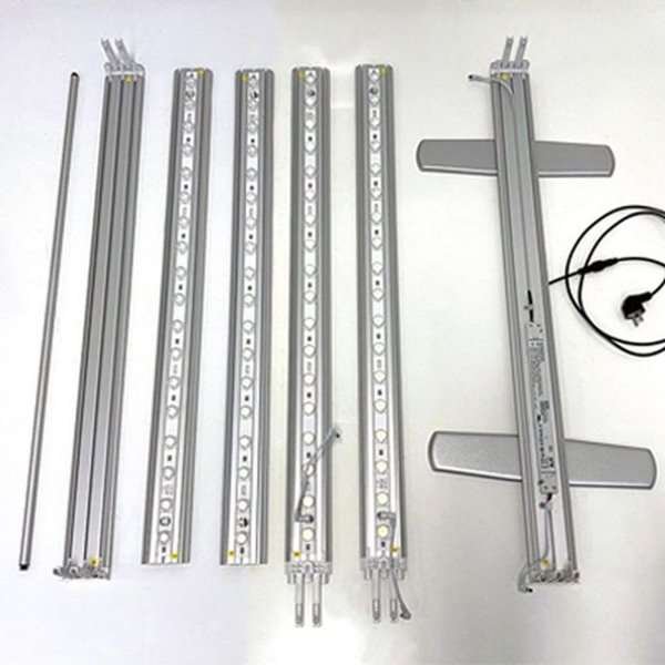 LED -Tex Light stand display dubbelsidig 100 x 200 cm #4
