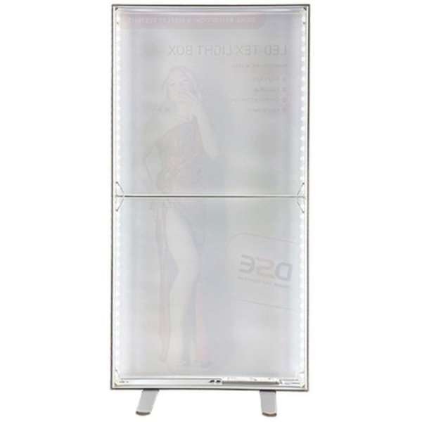 LED -Tex Light stand display dubbelsidig 100 x 200 cm #11