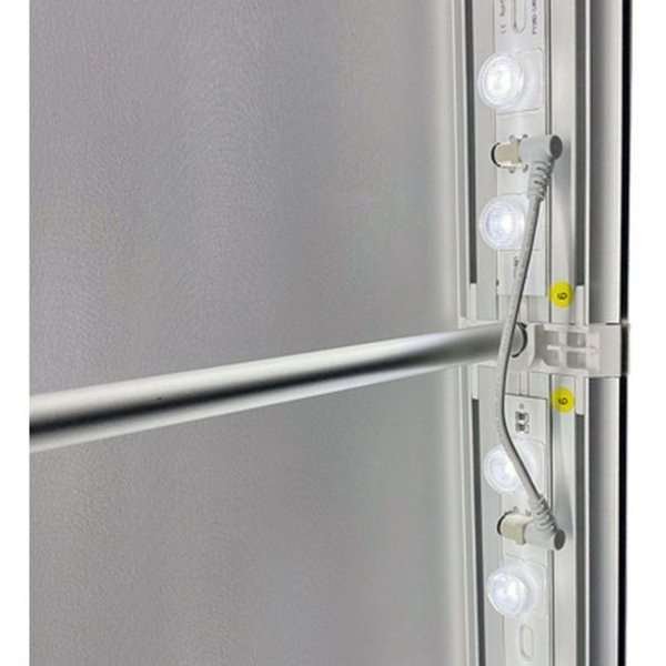 LED -Tex Light stand display dubbelsidig 100x250cm #7
