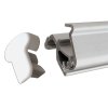 Euro Roll-up enkelsidig kassett, 85x220 cm - silver #6