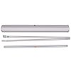 Euro Roll-up enkelsidig kassett, 85x220 cm - silver #4