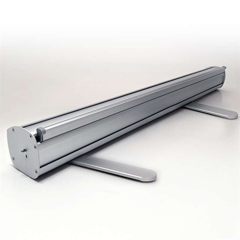 Euro Roll-up enkelsidig kassett, 85x220 cm - silver #2