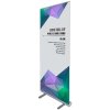 Euro Roll-up enkelsidig kassett, 85x220 cm - silver #1